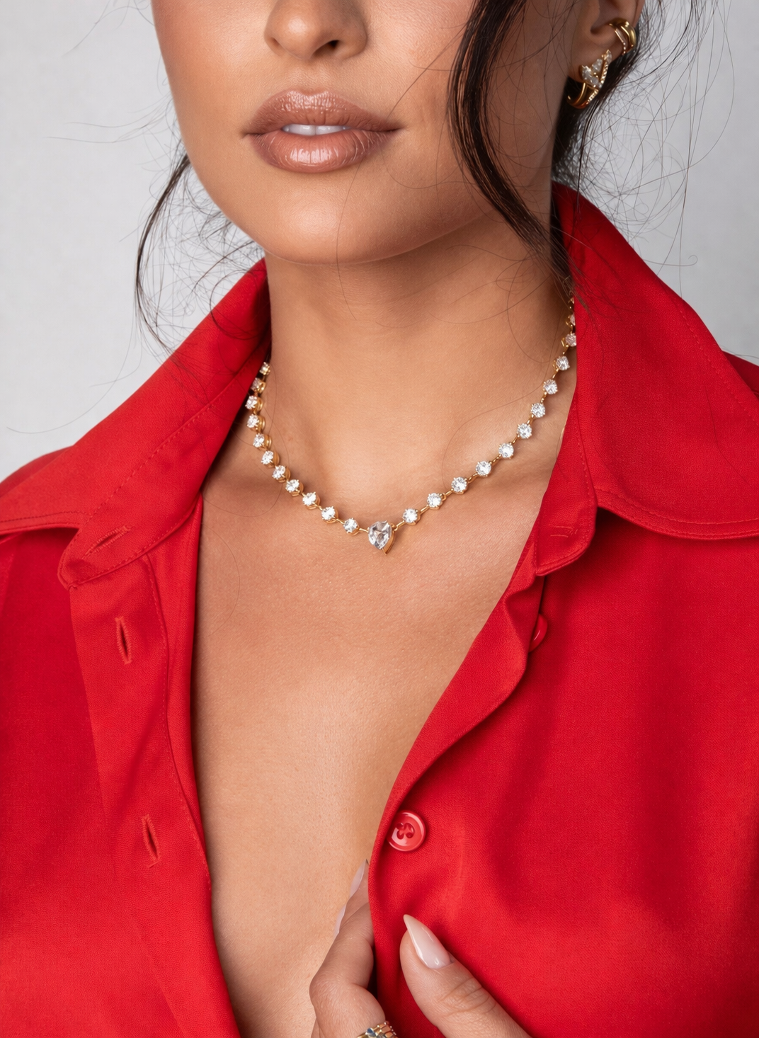 Marcella Clear Necklace