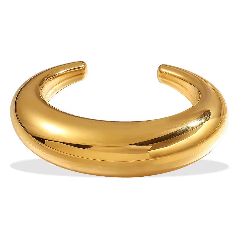 Penelope Gold Oversized Bangle