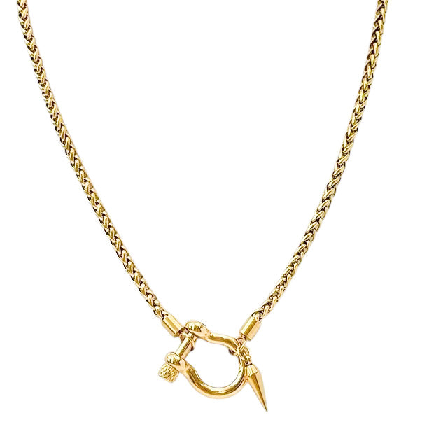 Ferro Blade Gold Necklace