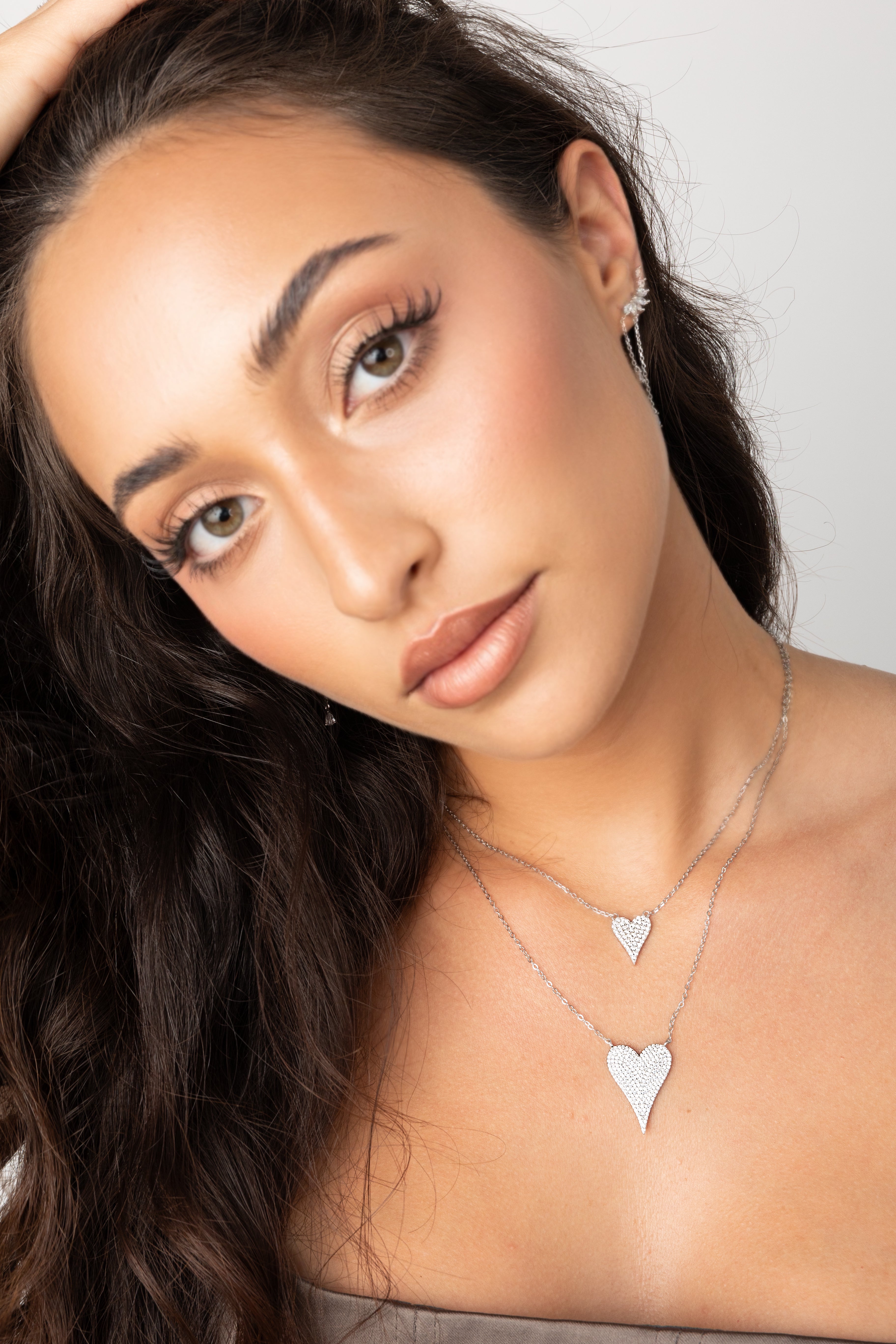 Suki Large Silver Necklace