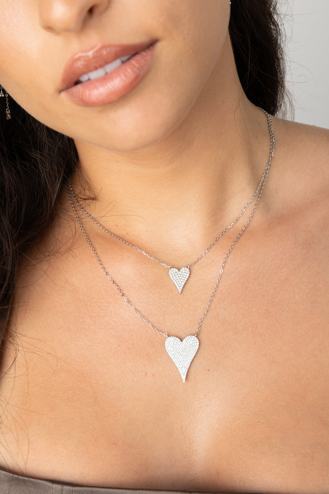 Suki Large Silver Necklace