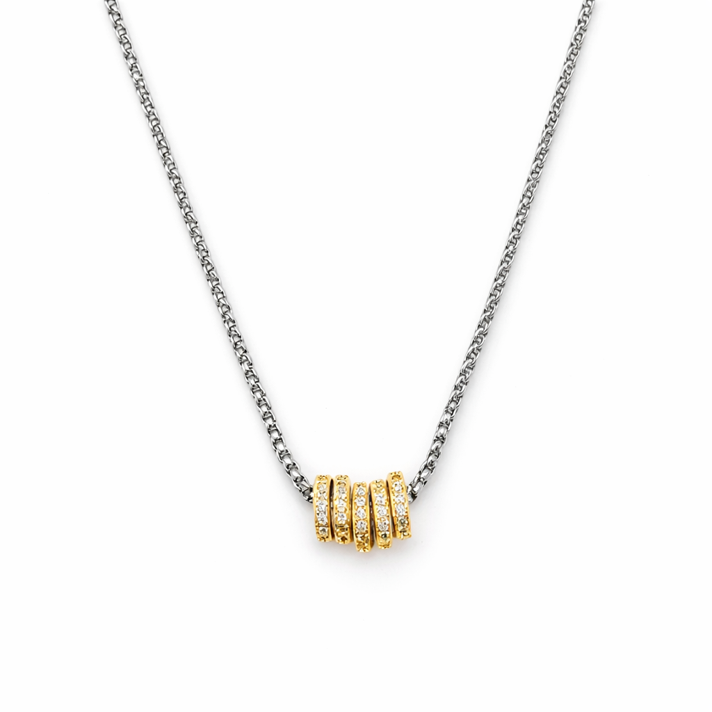 Anita Two-Tone Necklace