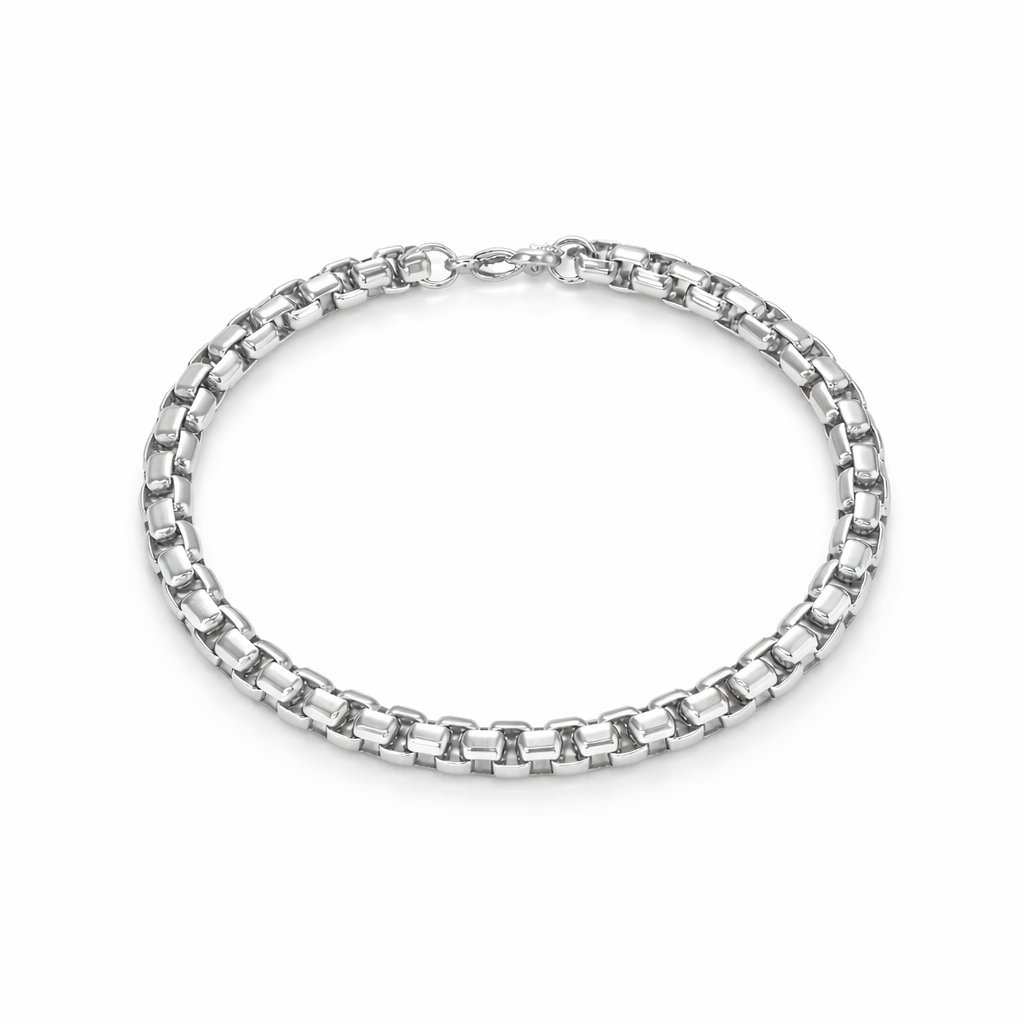Stone Silver Bracelet