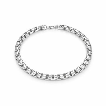 Stone Silver Bracelet