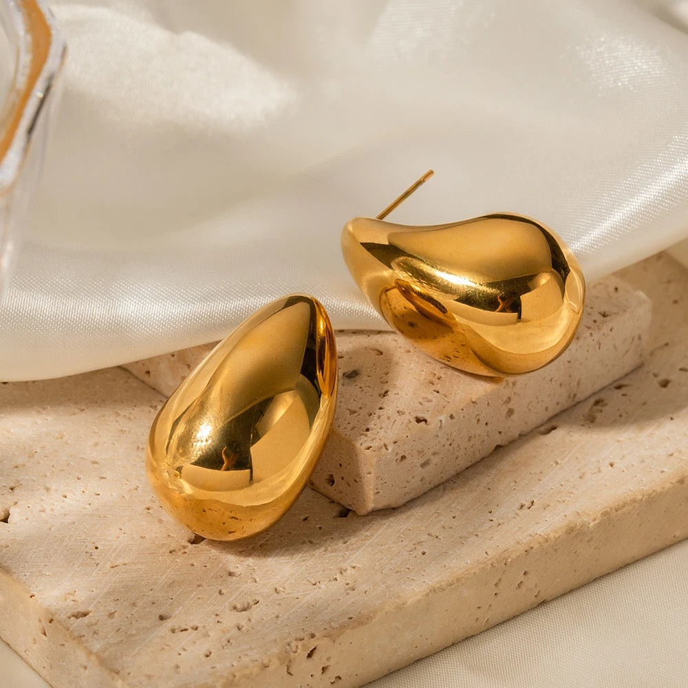 Rain Gold Earrings