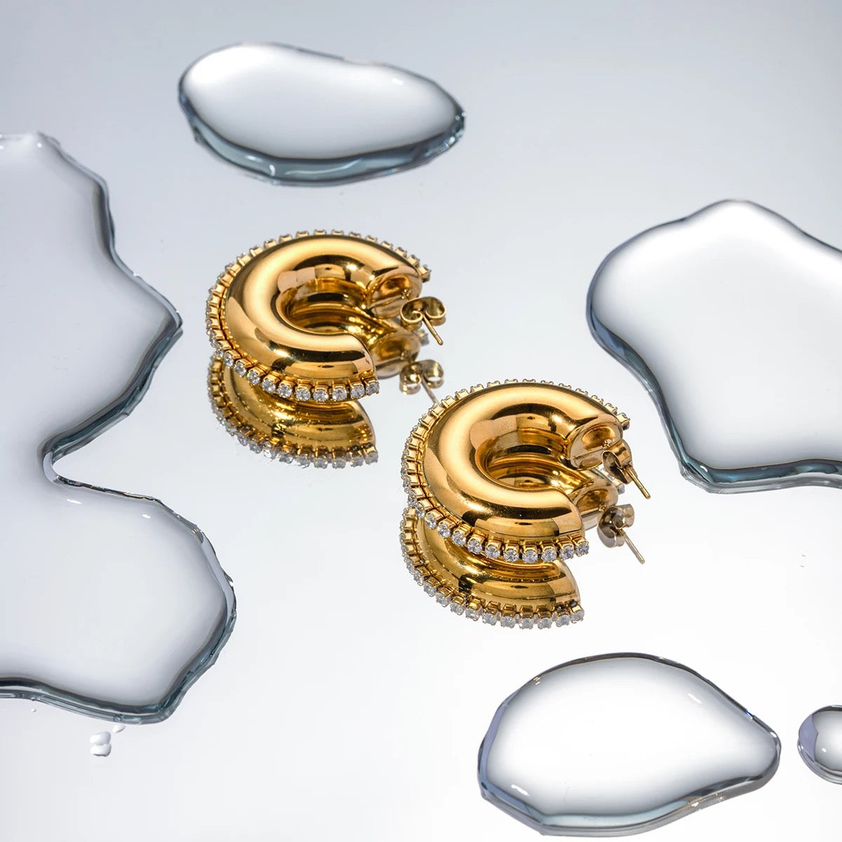 Cynthia Gold Hoops