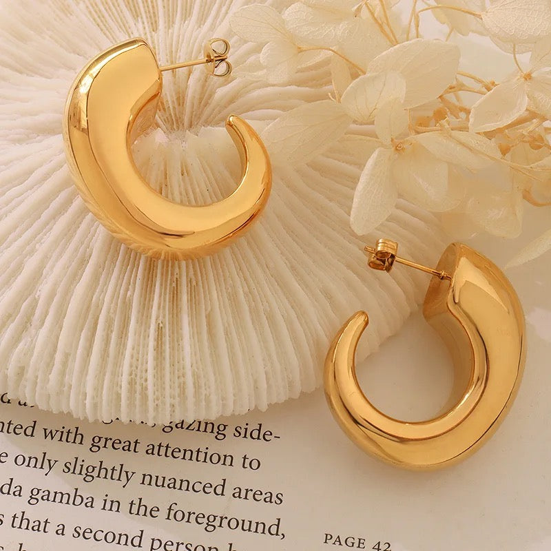 Ariel Gold Hoops