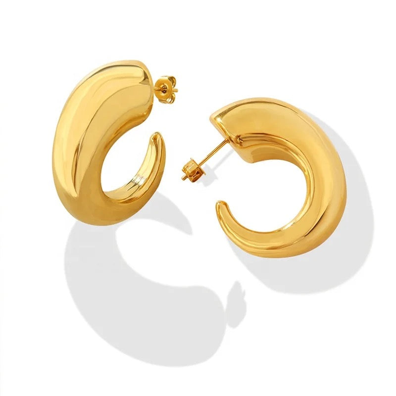 Ariel Gold Hoops