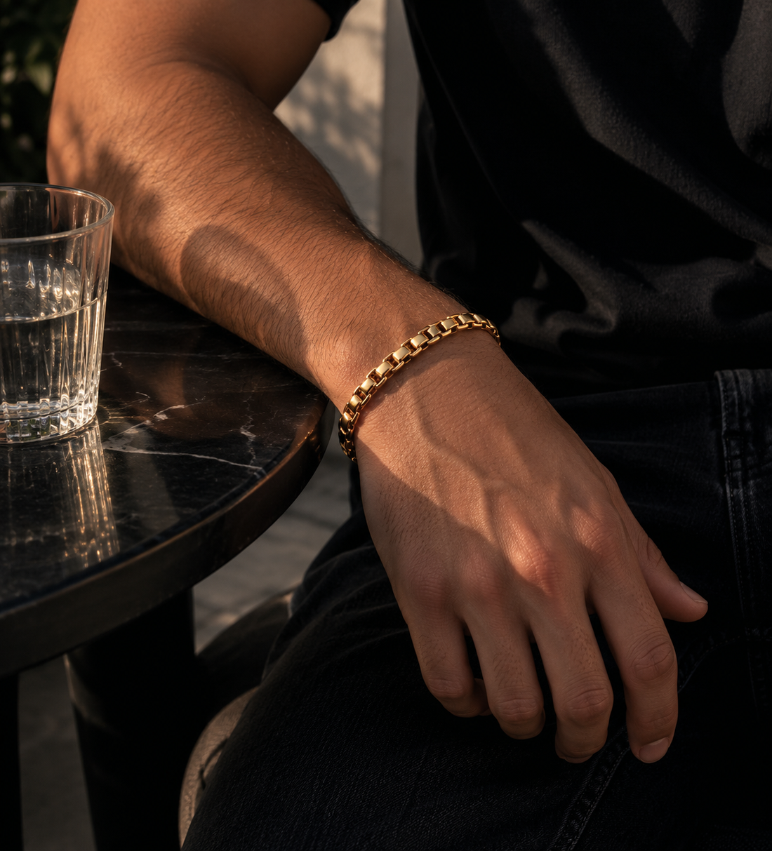Stone Gold Bracelet