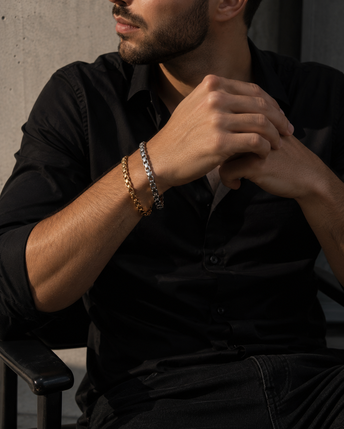 Stone Gold Bracelet
