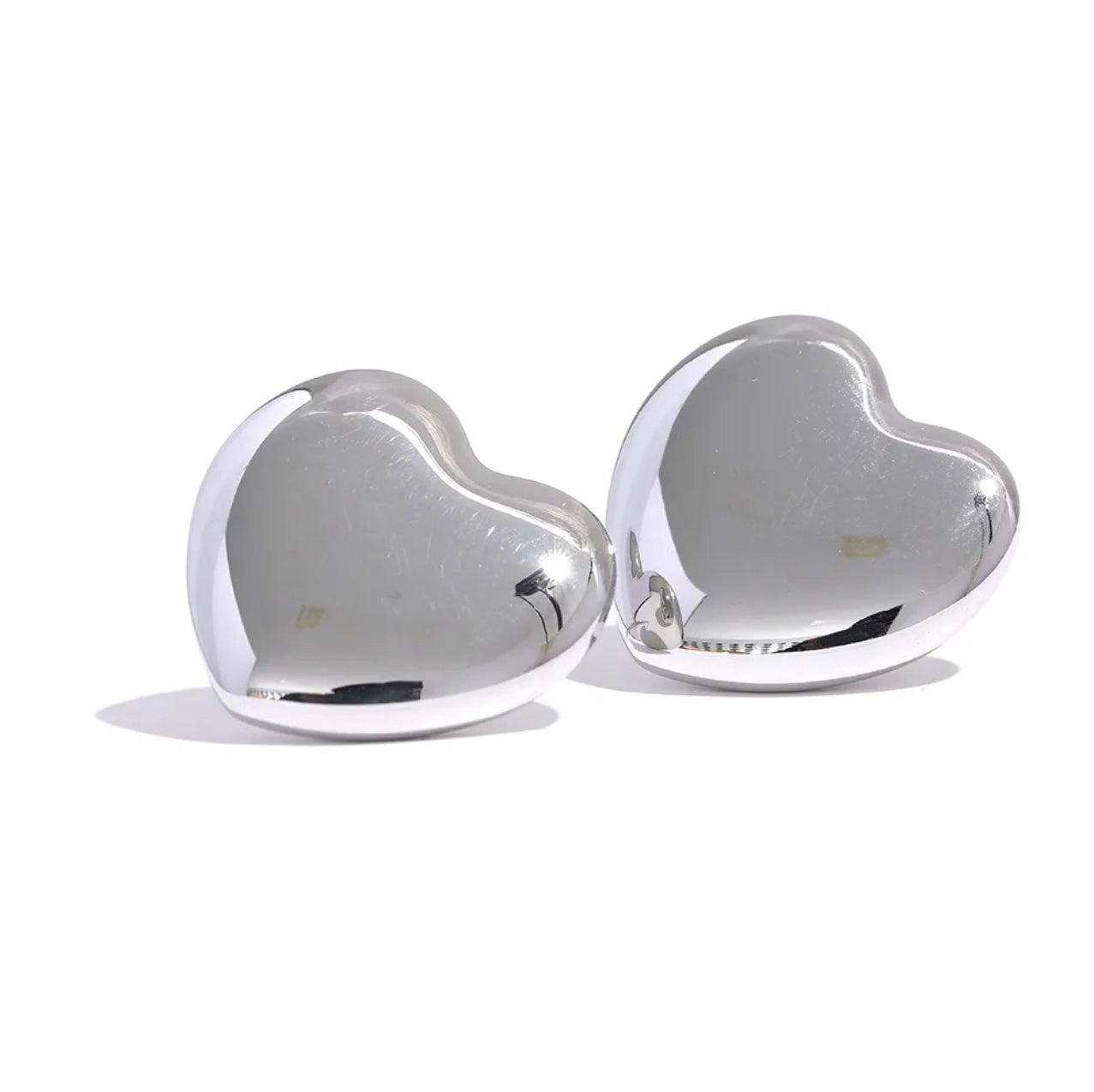 Cuore Silver Earrings