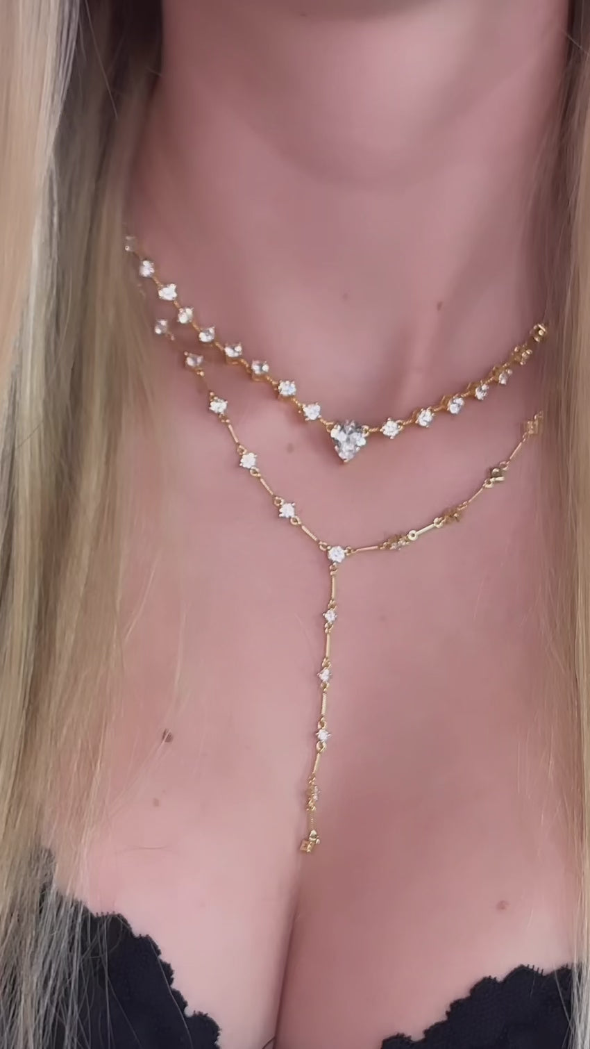 Marcella Clear Necklace