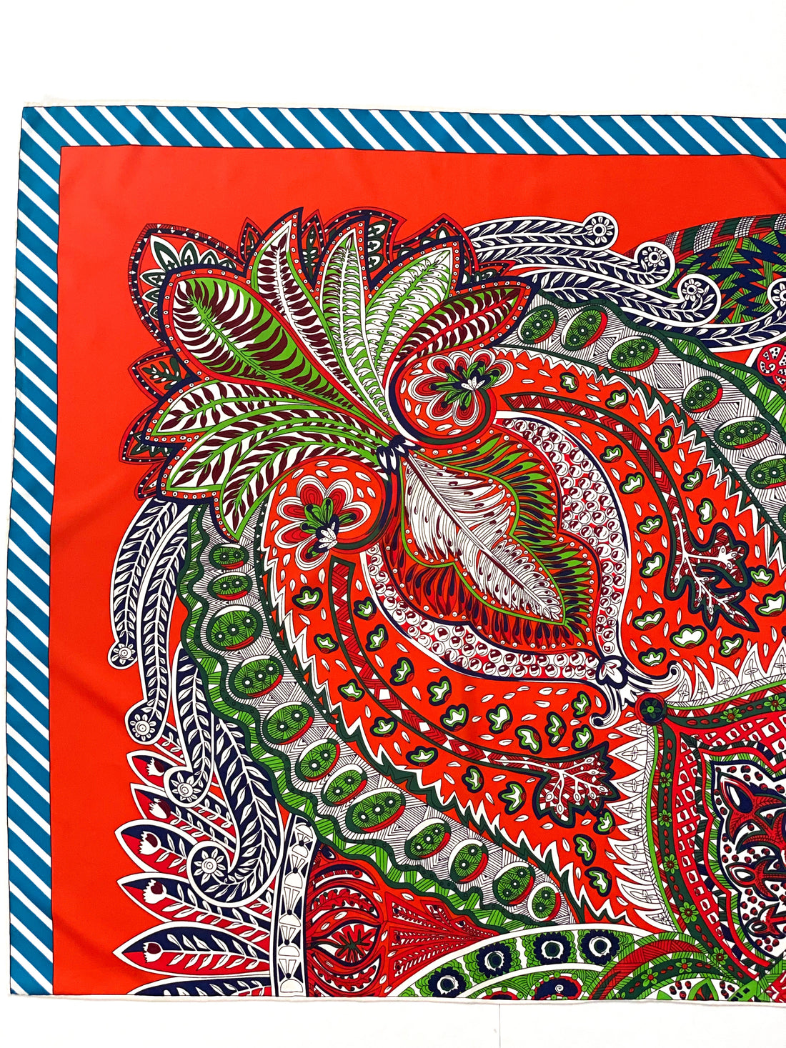 Small Scarf - Tropical Orange Scarf (90x90)