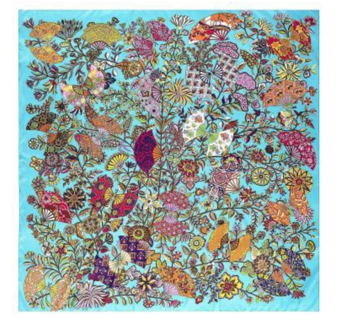  Beach Wrap - Blue -Turquoise Park (130x130)