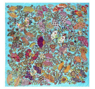  Beach Wrap - Blue -Turquoise Park (130x130)