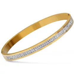 Krystal Gold Crystal Bangle