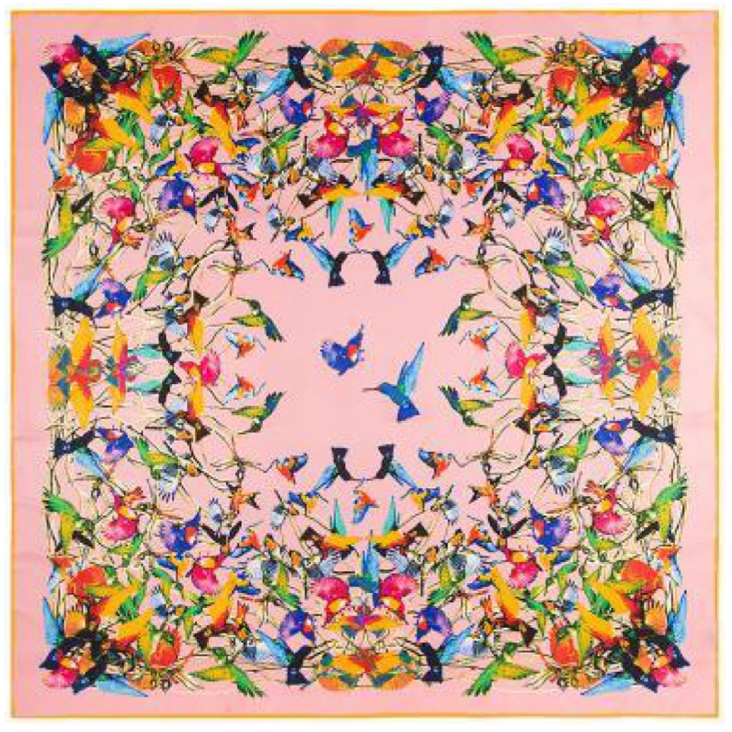 Beach Wrap -Pink Birds