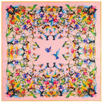 Beach Wrap -Pink Birds