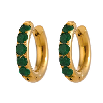 BELLA Green Earrings