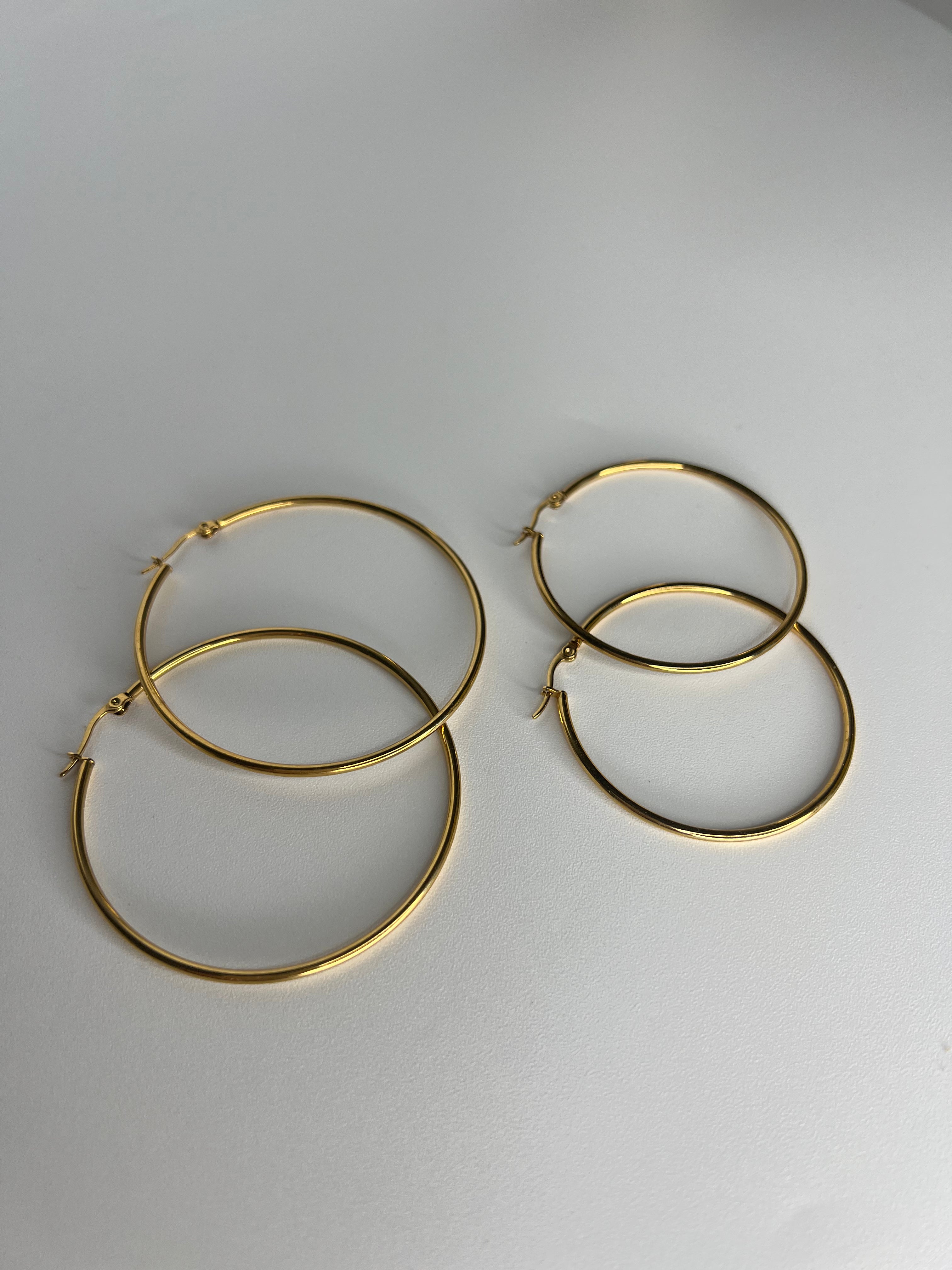 Fabi Gold Hoops