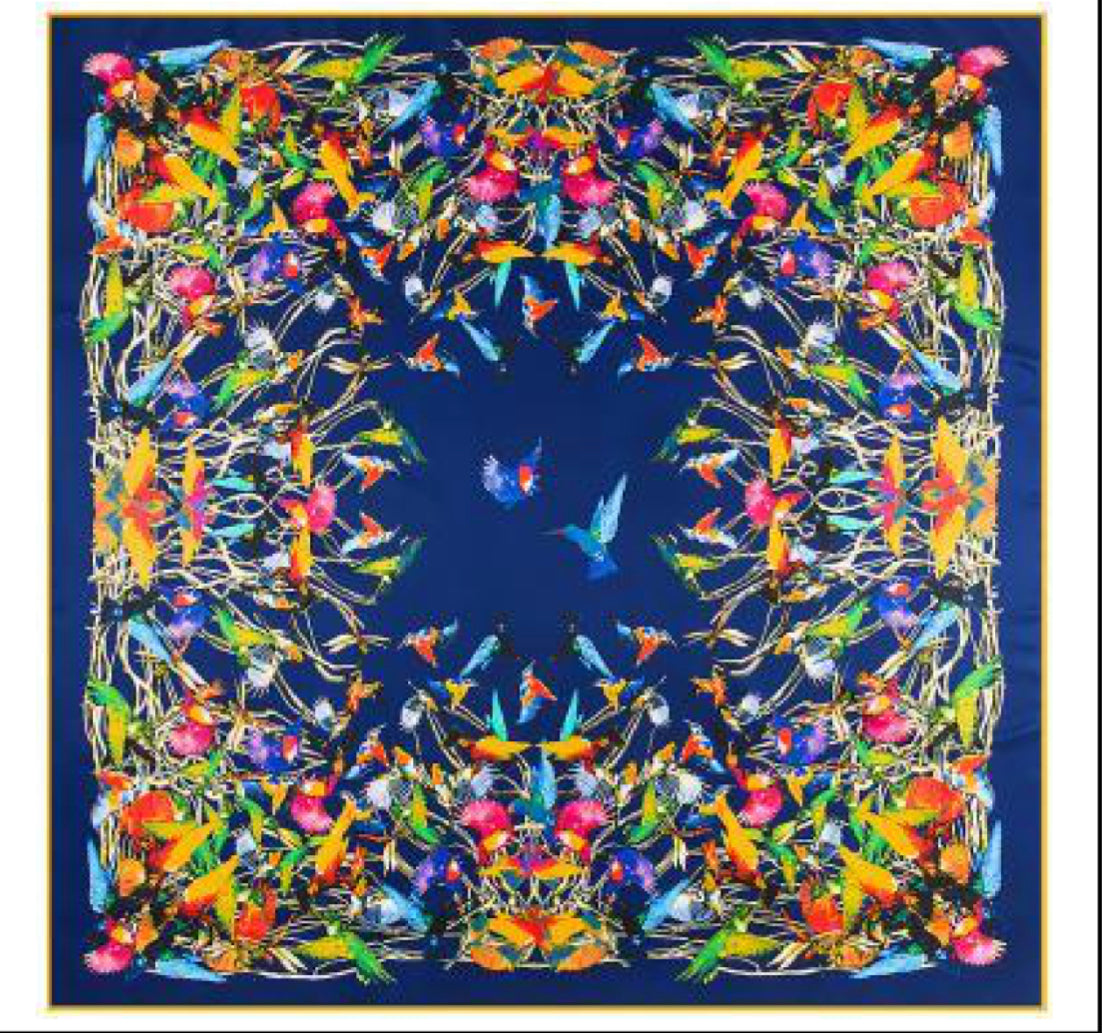 Beach Wrap - Blue Birds
