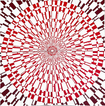 Small Scarf - Red H. (90x90)