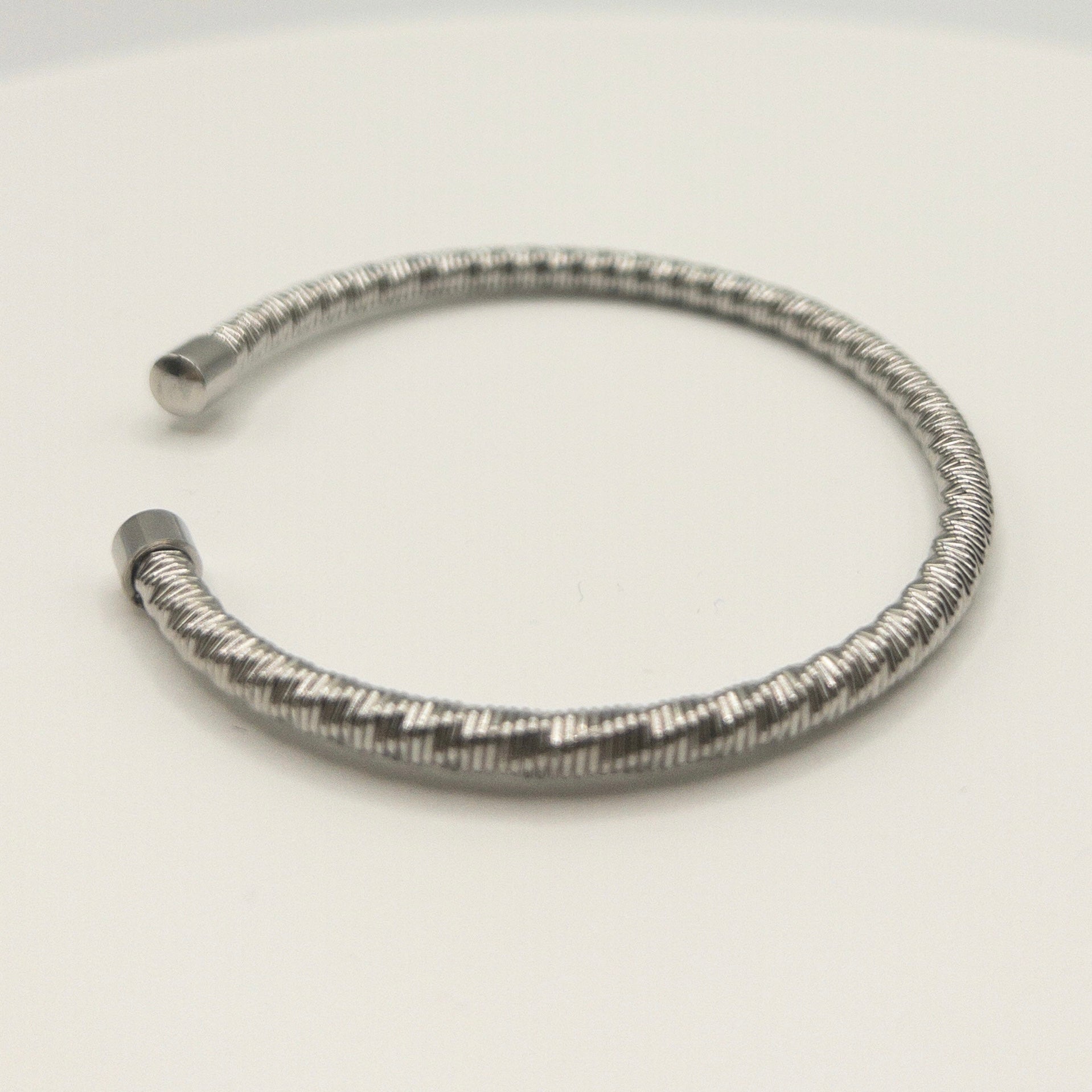 Charlotte Silver Bangle